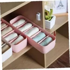 [생활] 양말 수납함 5칸 홈정리 속옷 정리함 칸막이 보관함