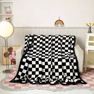 [골드스마일]극세사 체크 대형 담요 블랭킷 150X200CM LM-1003666