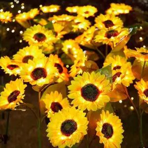 전기NO 야외조명 해바라기 LED조화 LED   꽃정원등 야외등