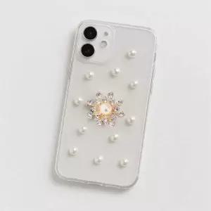 핸드폰 케이스 DIY 진주 꽃 부자재 미니 플라워 장식