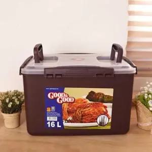굿앤굿 핸드형용기 직사각용기 밀폐용기 16L