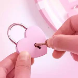 하트 자물쇠 남산 타워 커플 기념일 선물 미니 열쇠