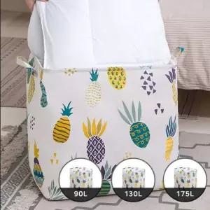 다용도 리빙 박스 패브릭 정리함 이불 옷 빨래 가방