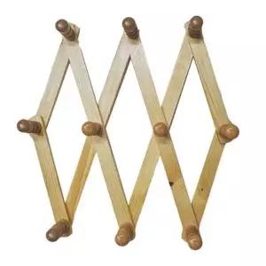 영수298 보급형 원목 자바라 옷걸이 중형 크랙있음