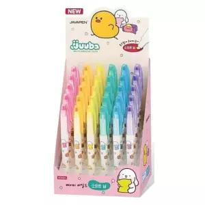 [문구] 소프트닙 쭈바 베이비 마일드 형광펜 6색 30본입 사무용품