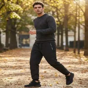 [라일리의류] Rly 브로든컴퍼니 남자겨울바지 남성기모조거팬츠 (44675871A)