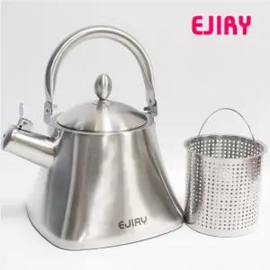 스테인레스 차망 휘슬케틀 사각3L주전자 티주 주전자 스텐 실버 가정용 3L