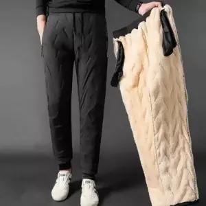 [라일리의류] Rly 융털 남성 방한 바지 패딩 겨울 조거 (44670531A)