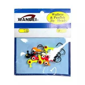 [에이치플러스몰]싸파 컬러 지그헤드 2g(1 16oz) 10개입 루어 훅