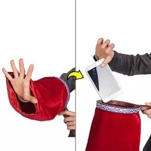 (KC인증) JL매직 싱글마술주머니(대 자주색벨벳) 교육마술 어린이마술 마술용품