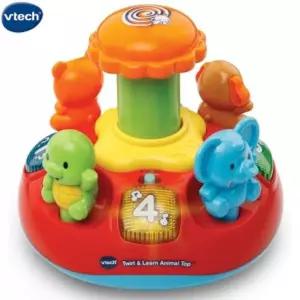 V186303 빙글빙글 동물 친구 놀이멜로디완구 장난감 오감발달 팽이 학습