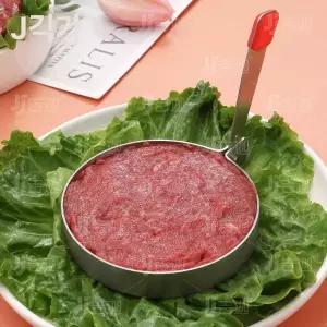 원형 고기 도구 그릴용 누르는 악세사리 햄버거패티만들기 사각형 스테인리스 샌드위치 스매쉬