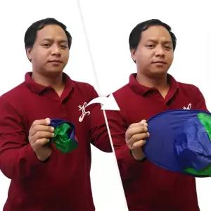 JL매직 평범한 천뭉치가 순식간에 모자로 변하는 변환 마술 어피어링햇(3개입)