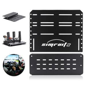 Sim 레이싱 페달 조종석 바닥 3로드 셀 휠 PC G27 G29 T300rs 자동 운전 시뮬레이터