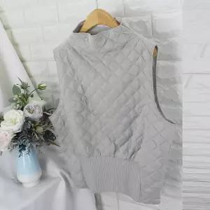 쿨젠 cos퀼팅 폴라 조끼패딩점퍼빅사이즈니트원피스가디건 1822492