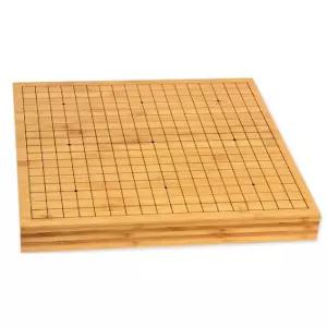 대나무 바둑판 기원용 장기 게임 두께 5cm오목 원목 휴대