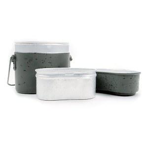 밀리터리 메스 틴, 휴대용 키트 접시 세트 알루미늄 합금 도시락 야외 캠핑 하이킹 피크닉 BBQ 비치 조리기구 캠프 포트 육군