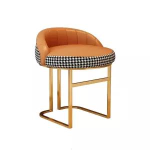 럭셔리 화장대의자 등받이 스툴 북유럽 메이크업 체어