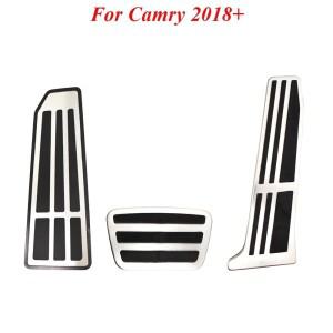 도요타 캠리 아발론용 페달, 렉서스 ES 250 300h 350 2018 + 가스 데드 보호 커버, 레스트 패드 액세서리