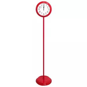 GPM6158 무소음 메탈 스탠드시계 레드 제조한국거실 디자인 인테리어 무시계 홈데코 골든벨