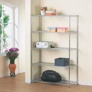 산업용 메탈선반 1200(5단)진열 철제 메탈랙 메탈렉 이동 발코니 창고 수납 화분대