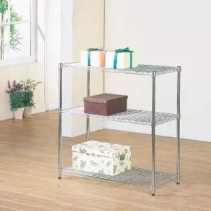 산업용 메탈선반 900(3단)진열 철제 메탈랙 메탈렉 이동 발코니 창고 수납 화분대