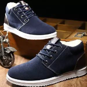 캐주얼 남자 방한 스니커즈 웰트화 슈즈 겨울 털신발 eKV9+7zKM