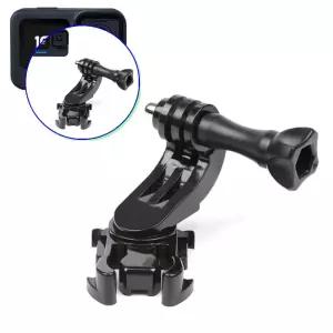 쌍문상회 액션캠 카메라 버클 마운트 브라켓 어댑터 거치대 삼각대 스탠드 스트랩 액세서리 회전 촬영 고프로 10 호환 360도 J 후크