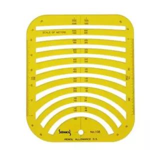 템플레이트 아크정규 NO108사무제도용품 보조 디자인 제도자 플릿 코링플릿 미술입시 각도자 용자 화방