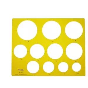 템플레이트 원형 NO106 대형정규사무제도용품 보조 디자인 제도자 플릿 코링플릿 미술입시 각도자 용자 화