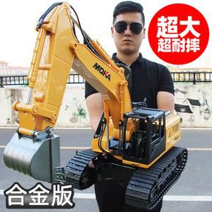 RC포크레인 무선 충전식 초대형 리모트컨트롤 전기카 선물용 합금 완구