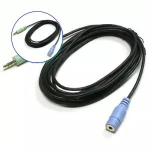 쌍문상회 coms 스테레오 케이블 3.5 연장 3M 차량용AUX 옥스단자 오디오잭