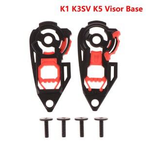 AGV K1 K3SV K5 용 헬멧 바이저 베이스 잠금 장치, 바이크 오토바이 부품 액세서리