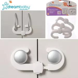 세큐리 에이락 3p (F712)잠금장치 도어 문금장치 서랍 안전 금쇠 금걸쇠 악세사리