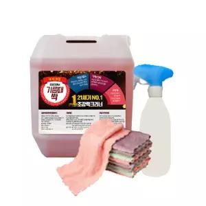 (VA) 비바크린 기름때싹 18.75L + 공병 1개 행주 2장 - 21세기넘버원 크리너 세정제 제거제 미끄럼방지제