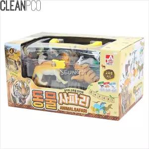 f06 동물사파리-미니모형장난감세트동물 교구 인형 피규어 규어