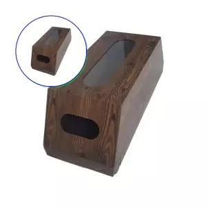 쌍문상회 목향 벽걸이 냅킨함 고목 나무 W 휴지 티슈통