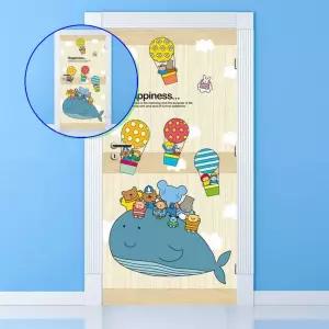 쌍문상회 현관문리폼시트고래와 친구들