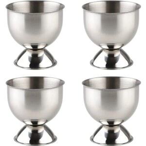 계란 컵 세트 아침 식사 주방 용품 크리스마스 선물 도구에 대한 스테인레스 스틸 하드 소프트 삶은 트레이 홀더