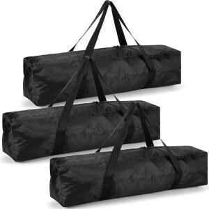 Bulyou 3개 삼각대 휴대용 케이스 가방 방수 내구성이 뛰어난 경량 다기능 텐트, 낚싯대, 조명, 스피커, 카메라(블랙, 32인치)