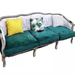 쇼파 패브릭 벤치수납의자 벨벳 프렌치 거실 2인 엔틱 스툴 3인용 원목 벤치수납장