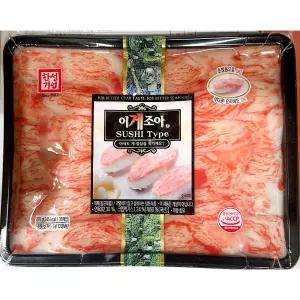 게맛살 ( 9g x30입 270g) X10대용량밋살 토핑용 초밥 초법 롤맛살 롤게 샐러드