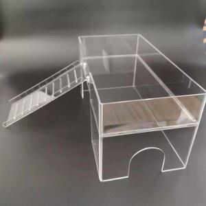 햄스터데크 아크릴 사육장 햄스터 미로룸 상자 사다리 집꾸미기 은신처 투명 발판 계단