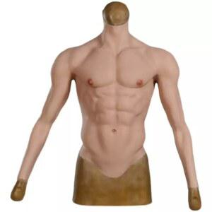 근육수트가짜 몸짱 헬창 인조 실리콘 근육맨 보형물 공연 코스프레 분장 특수 복근