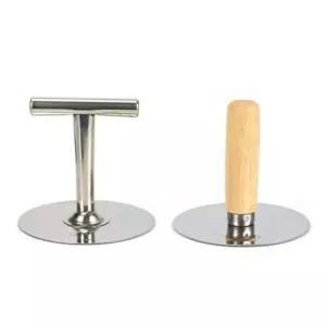 호떡 누르개 누름판 누르게 부침 나무 중