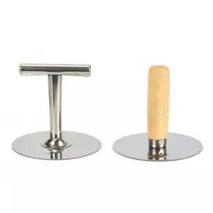 호떡 누르개 스텐 누름판 누르게 부침 중