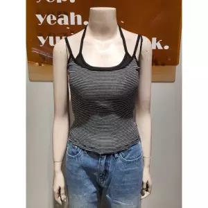 갤러리아 [바인드]332)ST홀터배색나시_C 캡나시(DFGU3-WKT091)