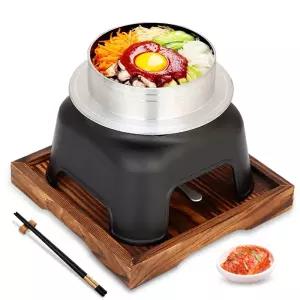 소형 솥단지 1인용 뚝배기 즉석 캠핑 솥밥 냄비 가정용 가마솥 미니 밥솥 여행용