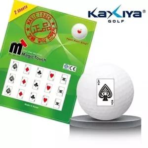 골프공 스티커 매직터치 포커