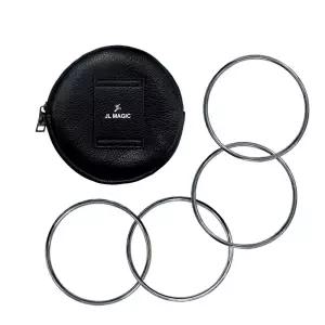 JL매직 닌자링 파우치 포함 손끝에서 링이 이어지고 풀리는 신비한 연결 프리미엄 소링 4.4인치 4개1셋간단